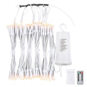 Battery patio umbrella light Warm light