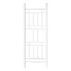 Garden Trellis 28"W x 75"H for Climbing Plants, Vinyl Trellis Indoor Outdoor Plant Support for Vines, Flowers, Vegetables, White