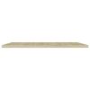 Bookshelf Boards 8 pcs Sonoma Oak 15.7"x19.7"x0.6" Engineered Wood