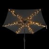 Battery patio umbrella light Warm light
