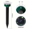 Mole proof solar drive mole proof solar sound wave mole proof pile, snake proof groundhog proof in courtyards, gardens