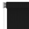 Outdoor Roller Blind 55.1"x90.6" Black