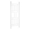 Garden Trellis 28"W x 75"H for Climbing Plants, Vinyl Trellis Indoor Outdoor Plant Support for Vines, Flowers, Vegetables, White