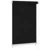 Outdoor Roller Blind 55.1"x90.6" Black