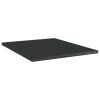 Bookshelf Boards 8 pcs High Gloss Black 15.7"x19.7"x0.6" Engineered Wood