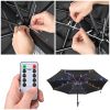 Solar patio umbrella light RGBY