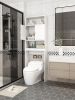 Home Bathroom Shelf Over-The-Toilet, Bathroom SpaceSaver, Bathroom, Tollilet storage cabine,WHITE