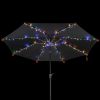 Solar patio umbrella light RGBY