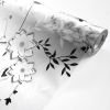 Floral Pattern - Self-Adhesive Embossed Window Film Home Decor(Roll)