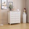 Solid Wood spray-painted drawer dresser bar,buffet tableware cabinet lockers buffet server console table lockers, retro round handle