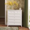 Solid Wood spray-painted drawer dresser bar,buffet tableware cabinet lockers buffet server console table lockers, retro round handle